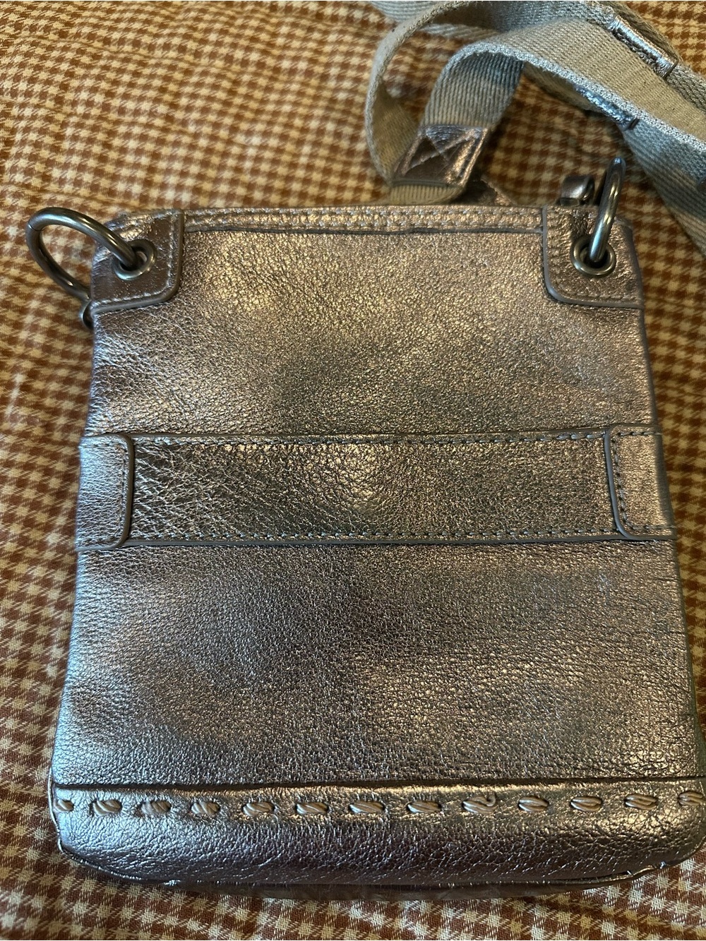 The Sak Metallic & Taupe Animal Print Crossbody Bag - Picture 3 of 7